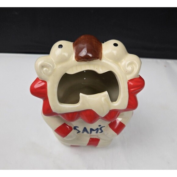 Sam's Restaurant Fu Dog Lion Shisha Tiki Mug Okinawa Japan w/ Logo Ltd Edition - Picture 2 of 11